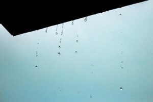 closeup water drops from ceiling v2