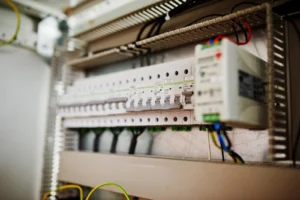 How to Safely Reset a Tripped Circuit Breaker in Your Home 4 electrical panel electric meter circuit breakers electric frequency converter motor speed controller rework station v2